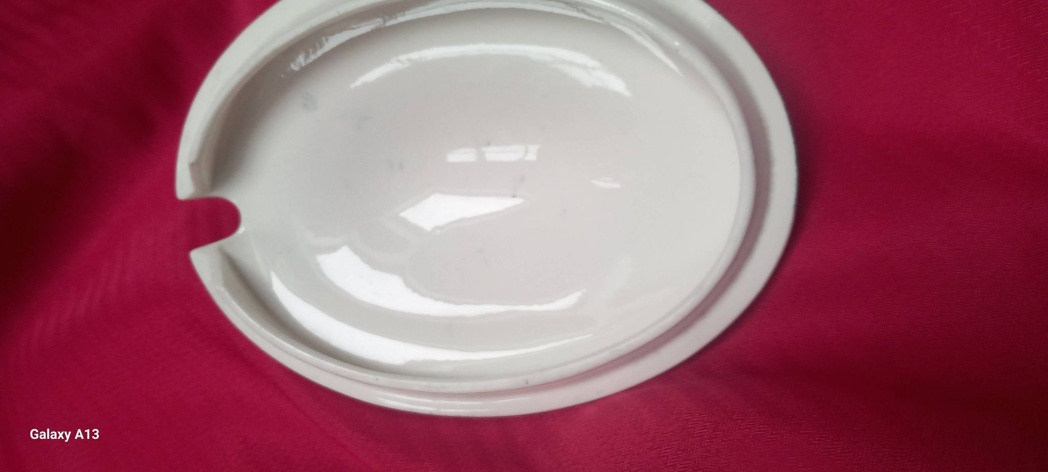 Longwy ceramic sauce boat spring model