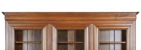 Solid wood bookshelf