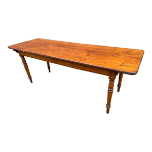 Table de ferme en sapin