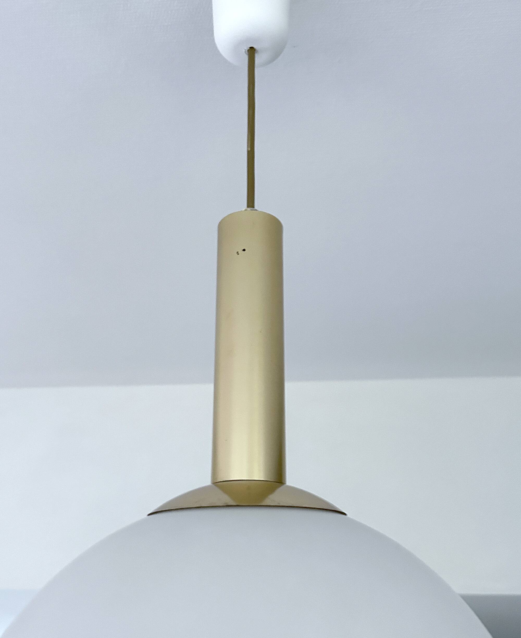 Large Mid Century Italian Pendant Lamp