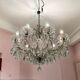 Large Crystal Maria Teresa Chandelier 1950's