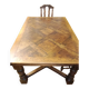 Solid oak dining table