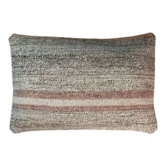 Housse de coussin vintage turque faite à la main, 30 x 50 cm