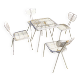 Designer dining set by René Malaval