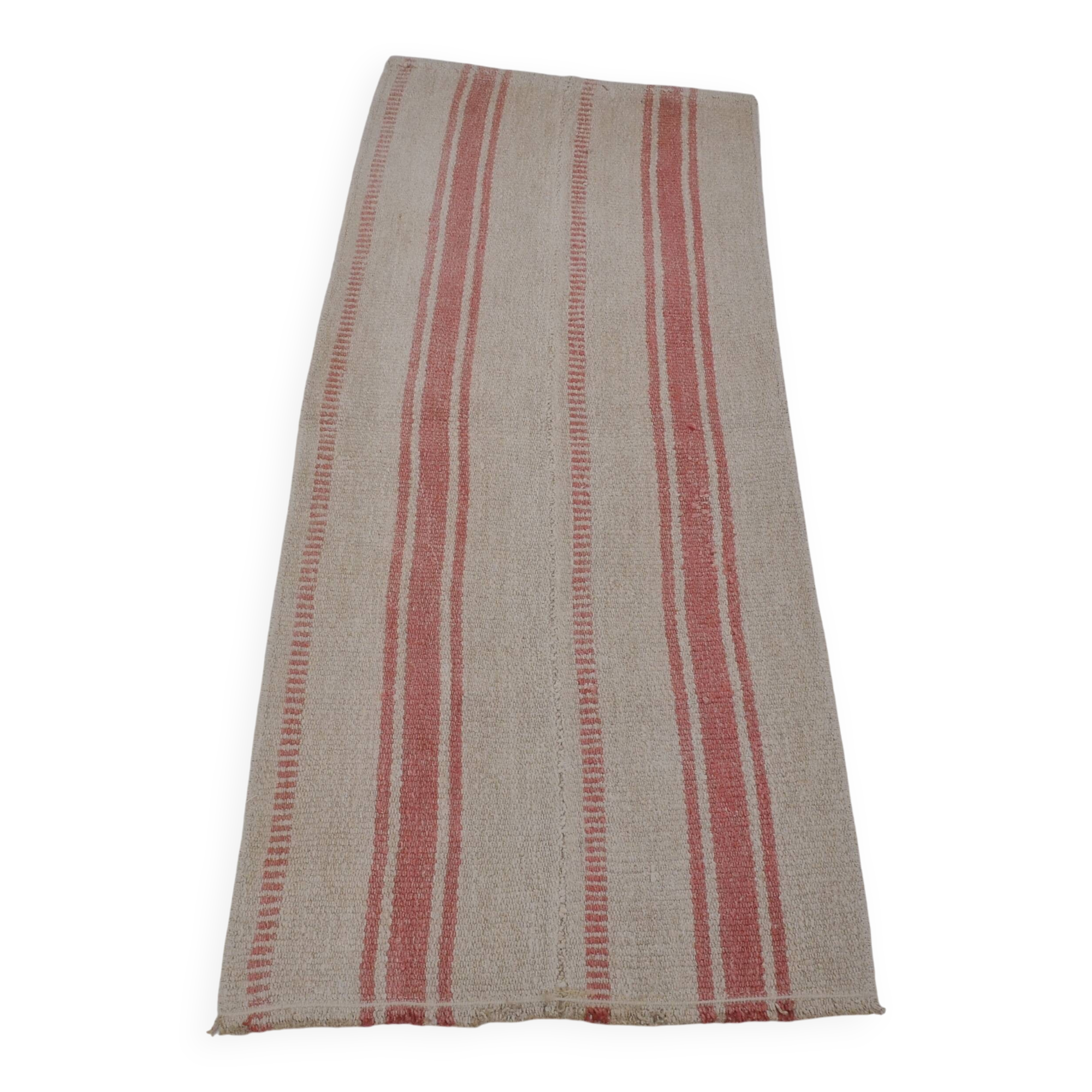 Small Neutral Hemp Kilim sku3925