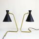 Pair of Italian “cocotte” lamps. 50s design