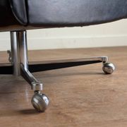Vintage armchair published by Möbel Mann – elegant black