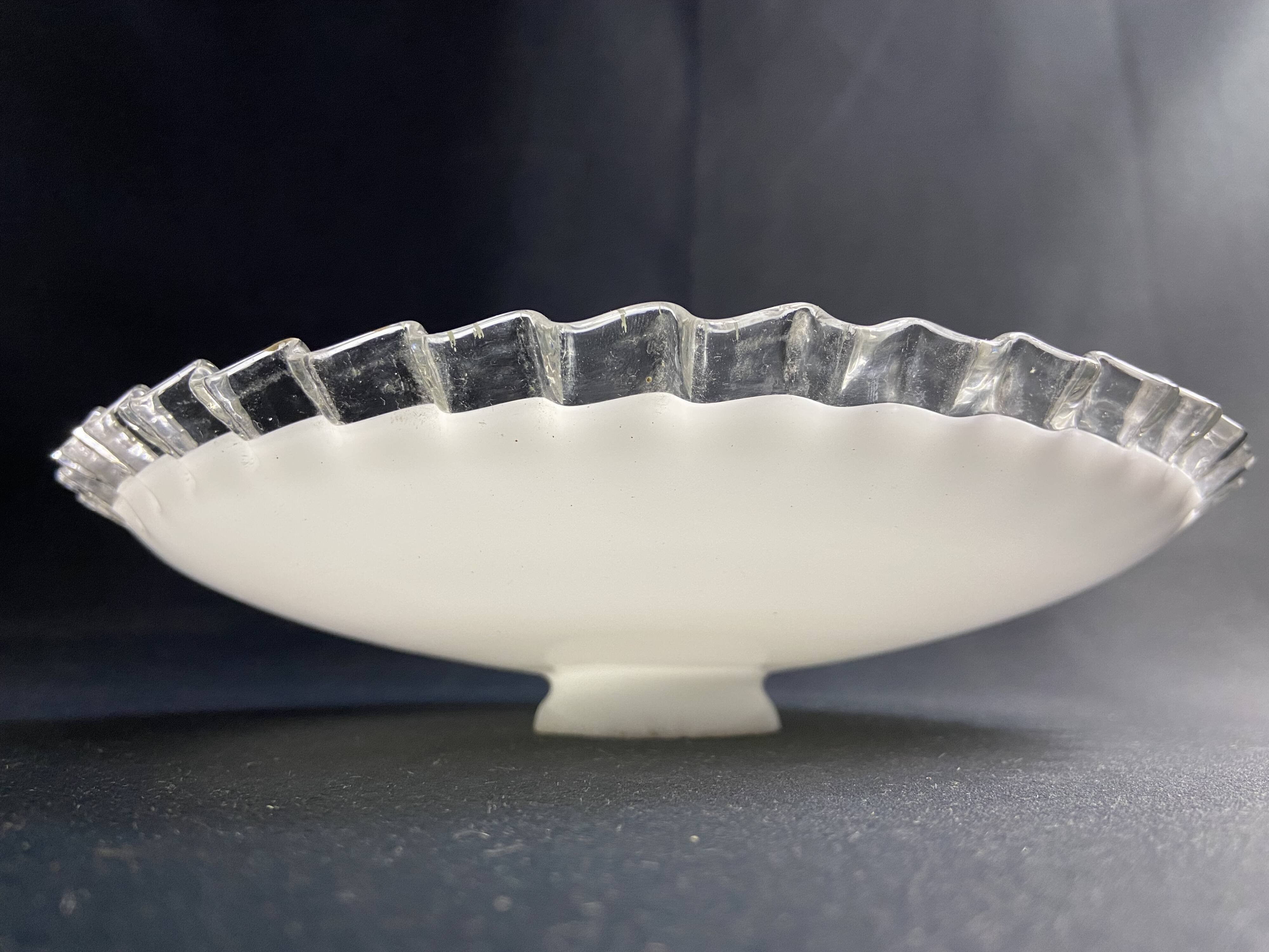 White opaline lampshade late 19th early 20th century