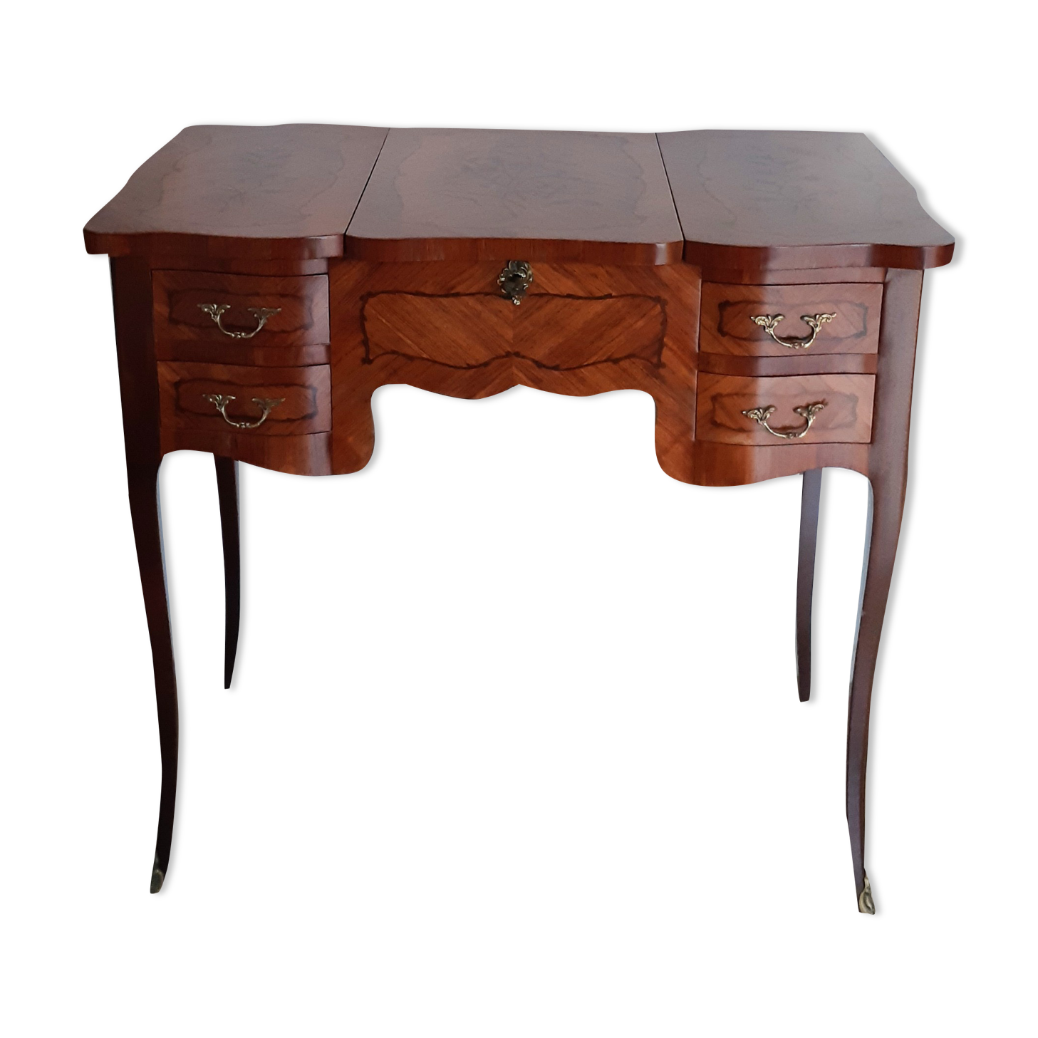 Dressing table in rosewood marquetry
