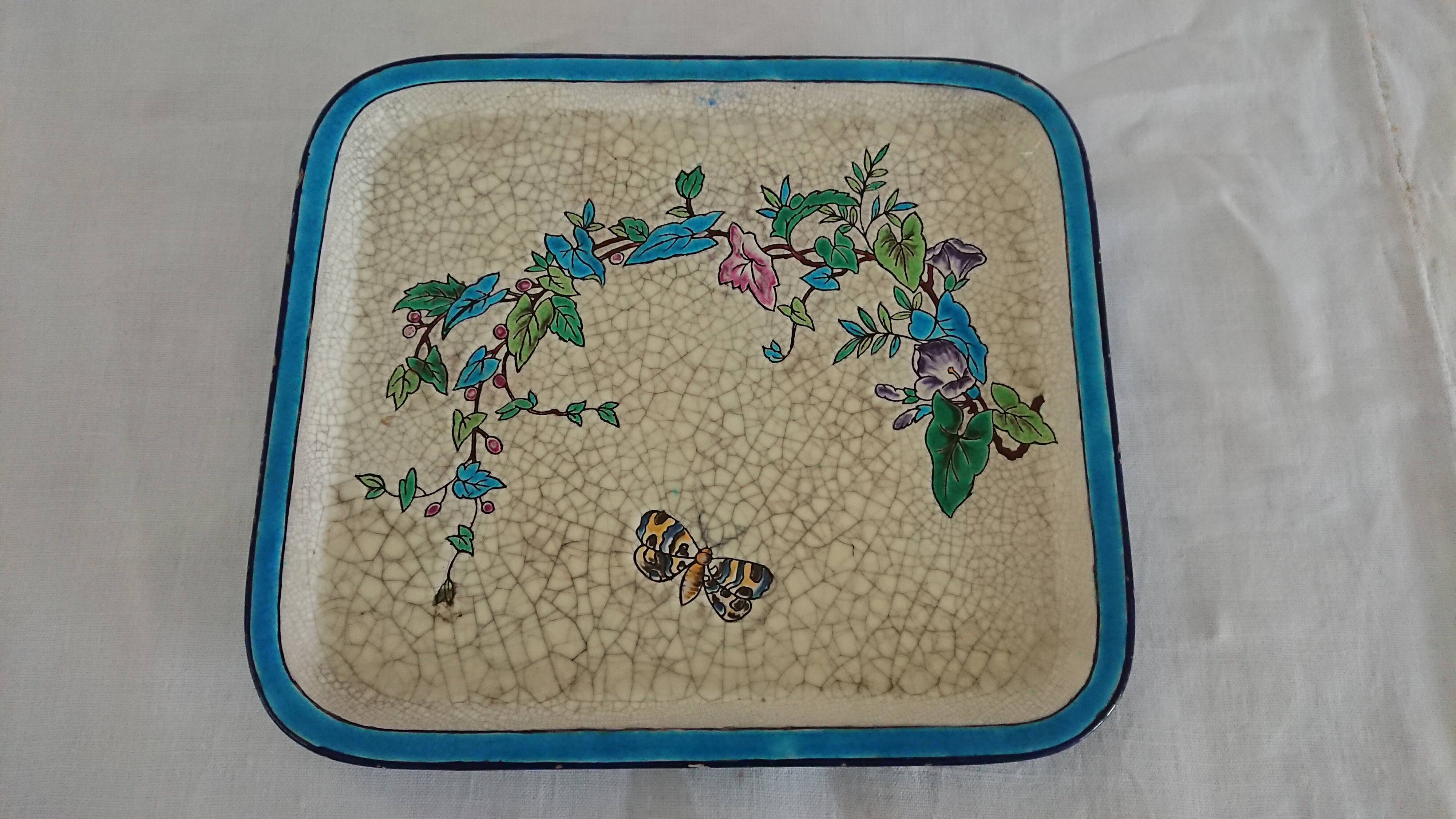 Emaux de longwy tray