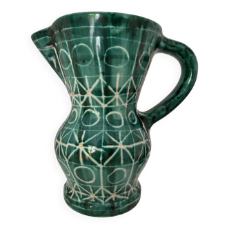 Robert Picault glazed ceramic pitcher
