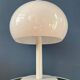 Lampe de table champignon vintage blanche Dijkstra style spatial