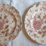 4 English plates by Johnson Bros
