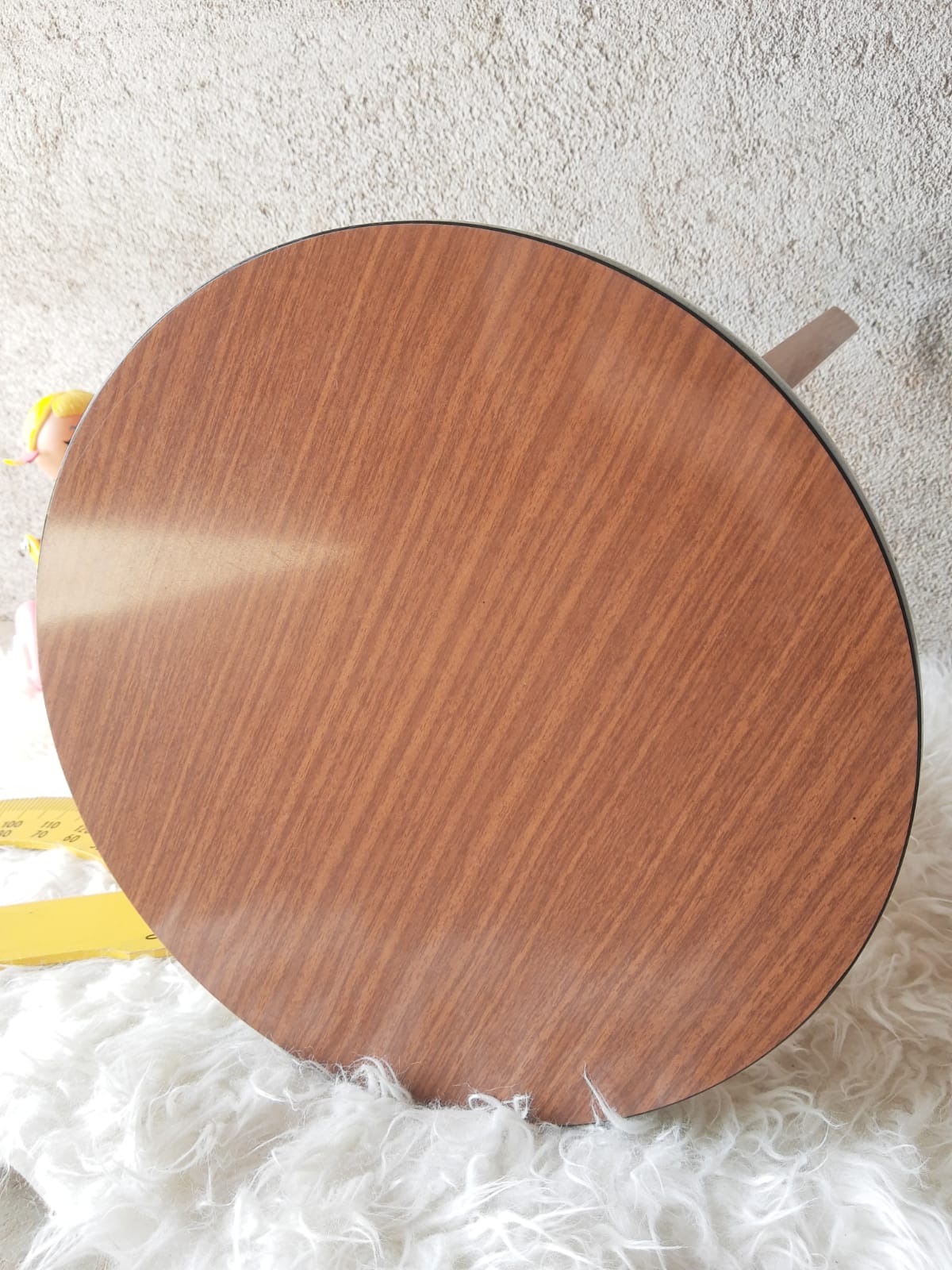 Round stool formica 50-60s vintage