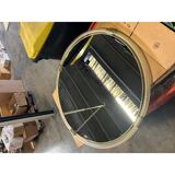 Grand Venetian Wall Mirror in Murano Glass with Gilt Torchon–Torciglione