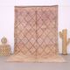 Pink Vintage Handmade Moroccan rug 183 x 313 cm - Berber Wool Rug Authentic
