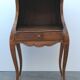 Belly bedside table with Louis XV style walnut mirror early 20th century 1920.