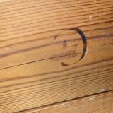 Chunky pine coffee table