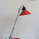 Vintage Lamp Aluminor red