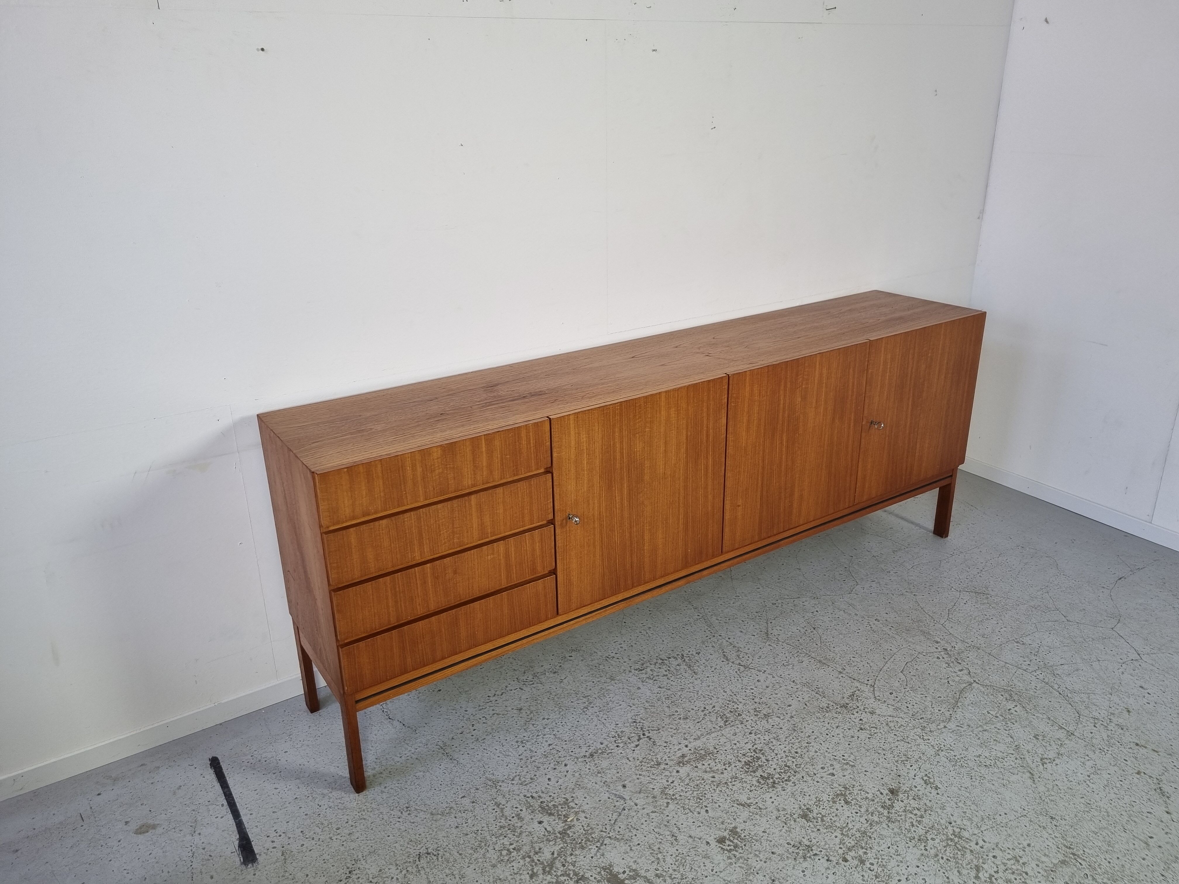 Scandinavian teak sideboard, 60s
