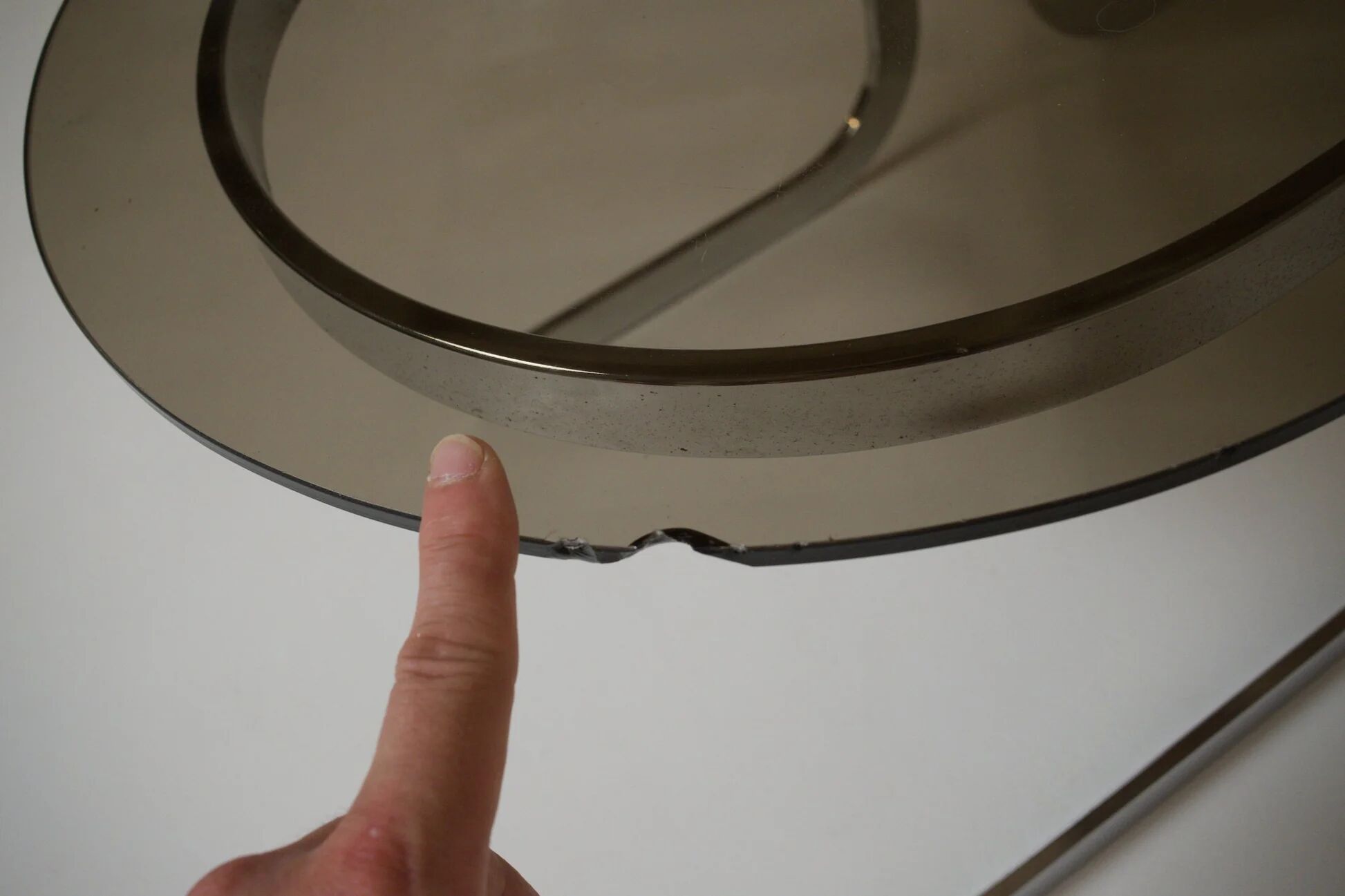 Table basse d'inspiration space age, années 1970