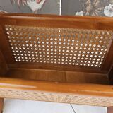 Small cane magazine table