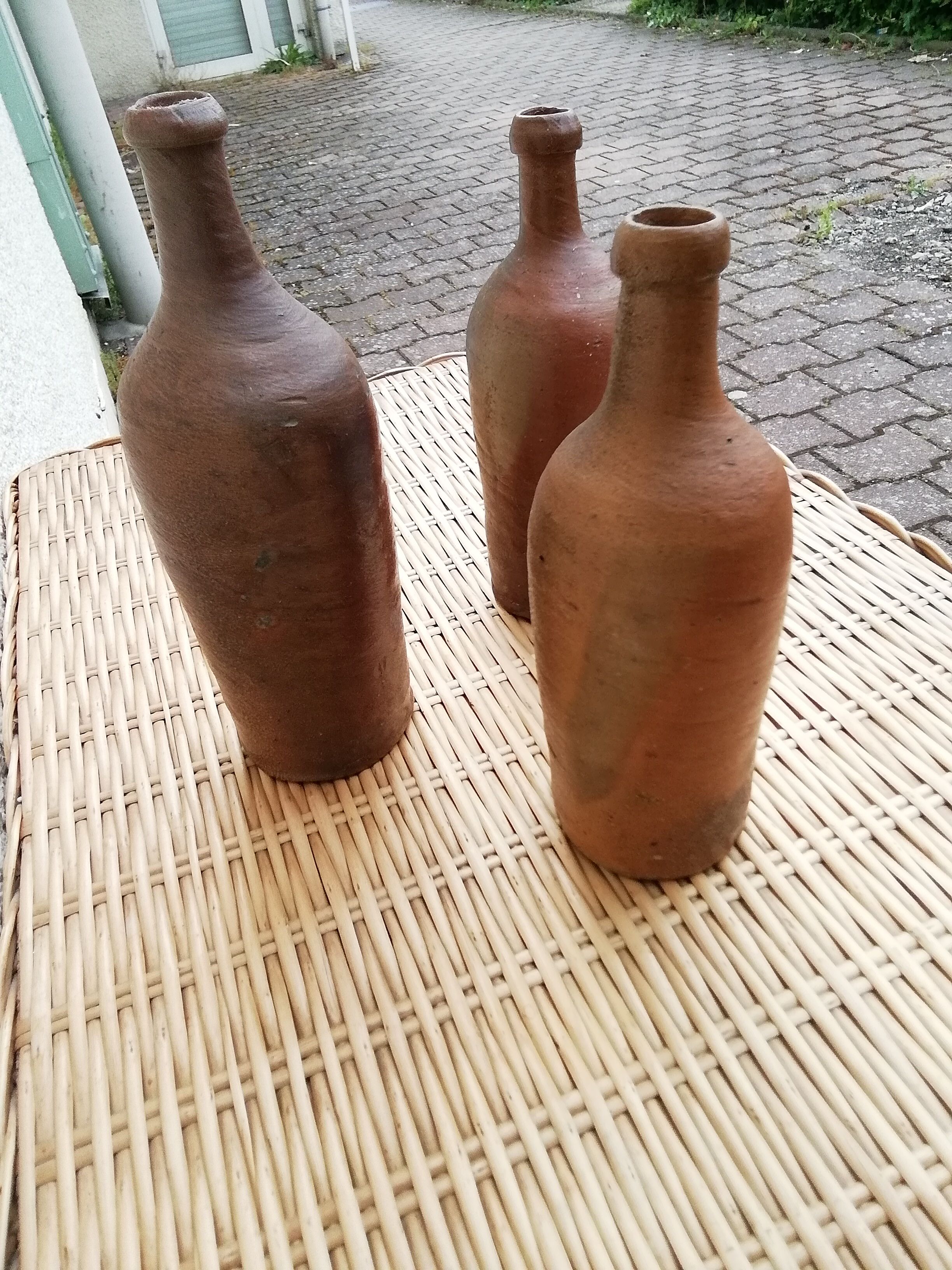 19th lot sandstone bottle of 3