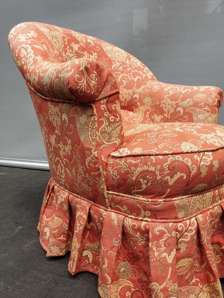 Toad armchair upholsterer cashmere fabric