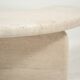 Sculptural Organic Shape Travertine Coffee Table