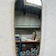 Vintage Mirror With Brass Gold Frame