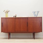 Enfilade en teck, design danois, années 1960, production : Danemark