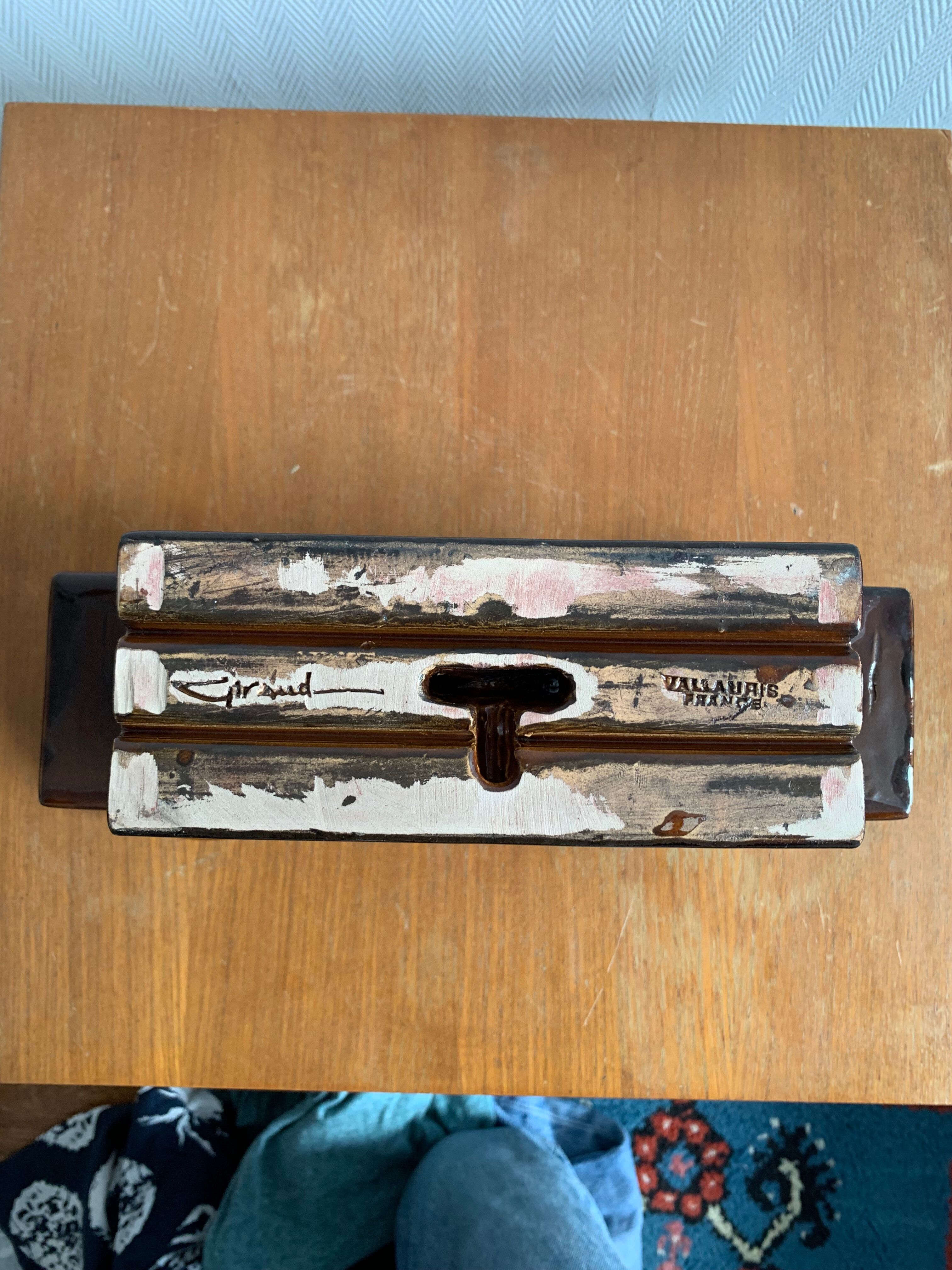 Vintage candle holder by Giraud Vallauris 1950