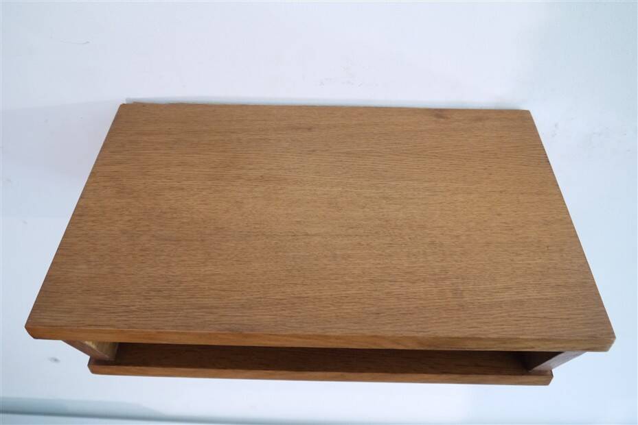 Paire de chevets muraux en bois 1960