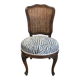 Flying chair in Louis XV style, cane backrest, perfect seat.