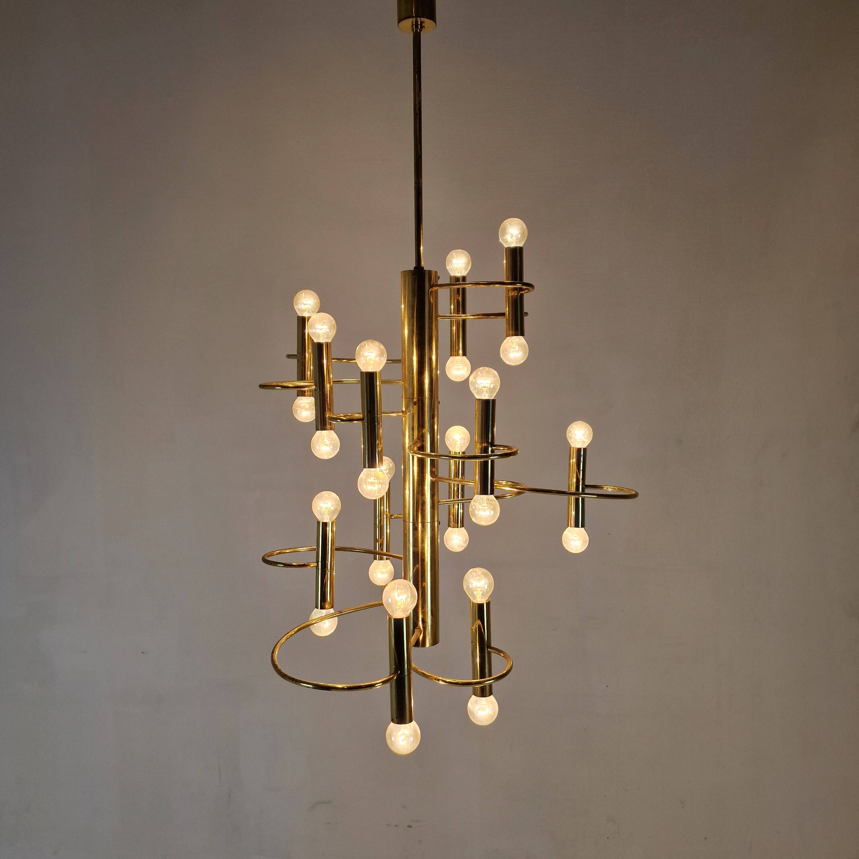 Candlestick Designed by Gaetano Sciolari, 1970's