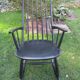 Black beech rocking chair, Stol Kamnik, 60s.