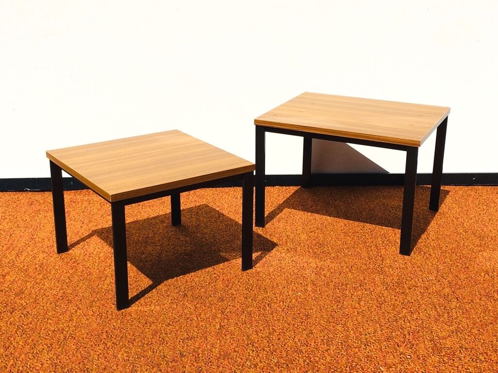 Pair of Pierre Guariche coffee tables for Meurop 60/70