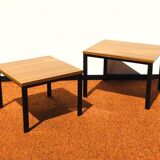 Pair of Pierre Guariche coffee tables for Meurop 60/70