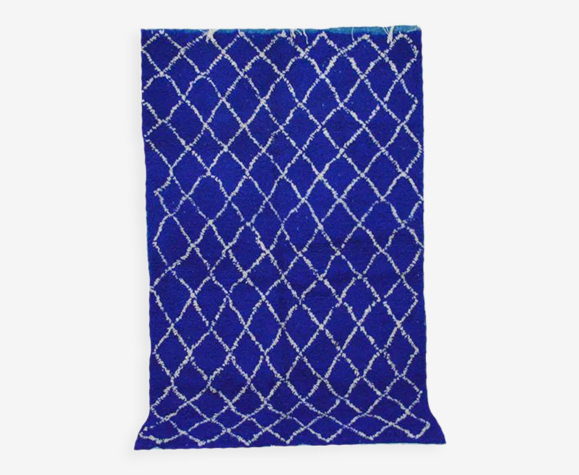 Tapis marocain bleu 233x145cm
