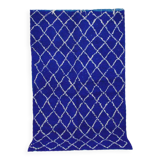 Moroccan blue carpet 233x145cm