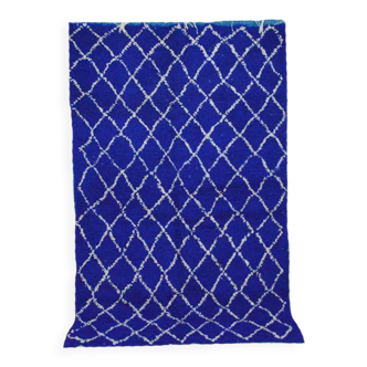 Tapis marocain bleu 233x145cm