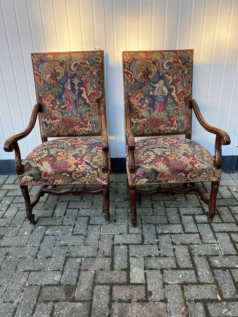 Authentic Regency armchair pair