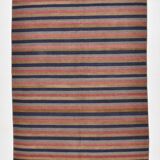 5x7 Faded Blue & Red Vintage Kilim Rug, Antique Home Decor 147x217Cm