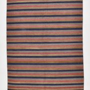 5x7 Faded Blue & Red Vintage Kilim Rug, Antique Home Decor 147x217Cm