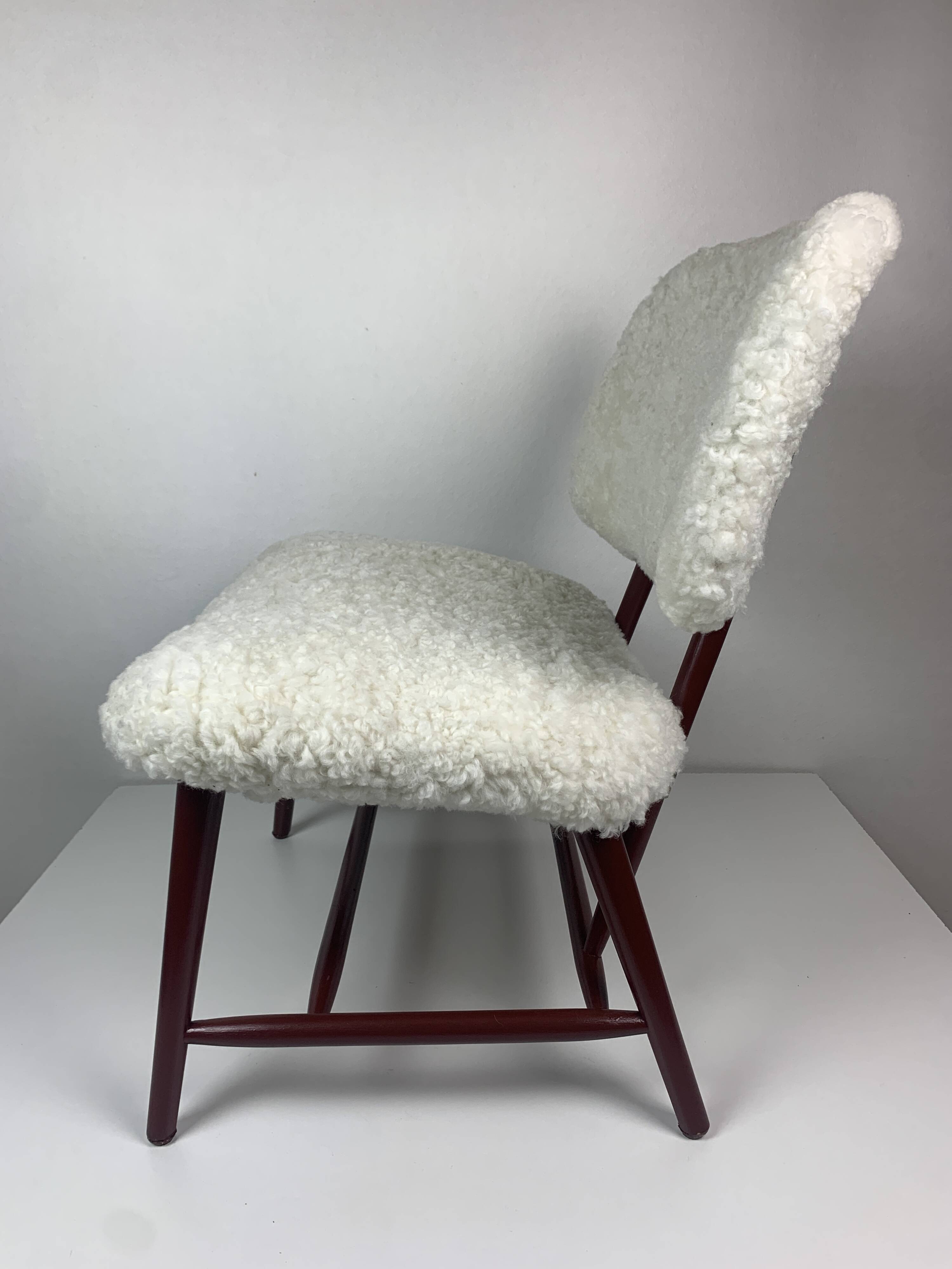 Scandinavian Swedish midcentury lounge or easy chair by Alf Svensson, Model Teve, 1950s