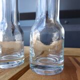 3 soliflores en verre minimalistes