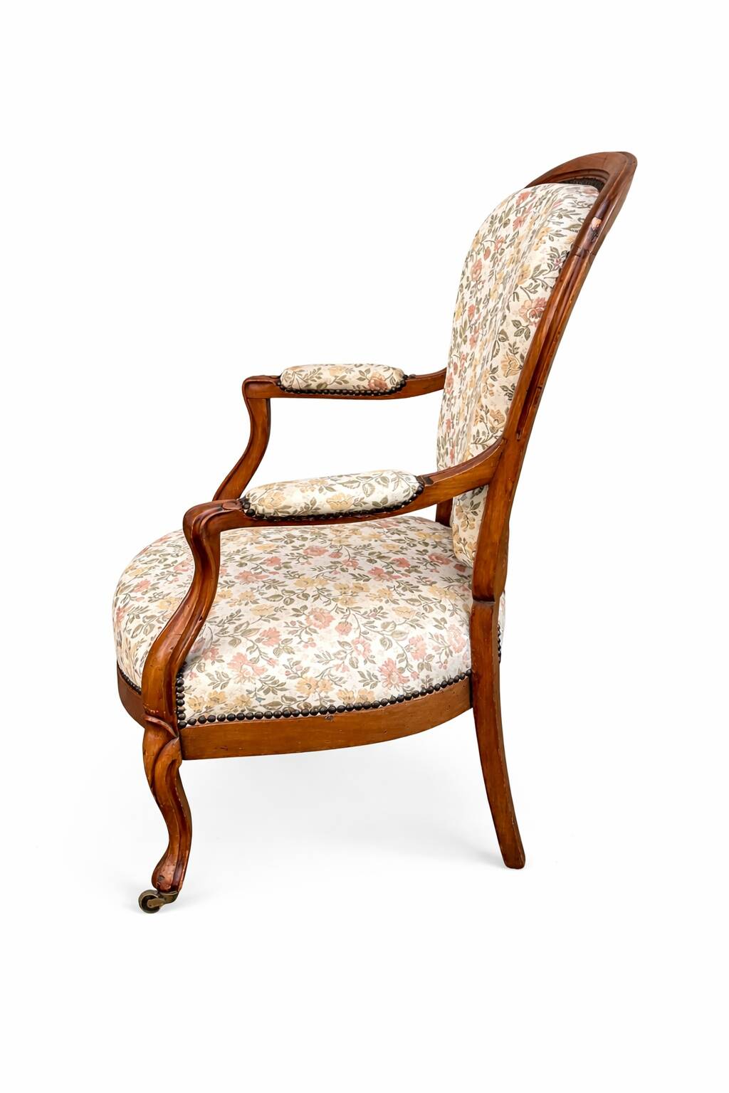 Paire de fauteuils Voltaire Louis Philippe en acajou, XIX Siècle