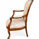 Paire de fauteuils Voltaire Louis Philippe en acajou, XIX Siècle