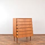 Commode à tiroirs en teck, Danemark, 1960