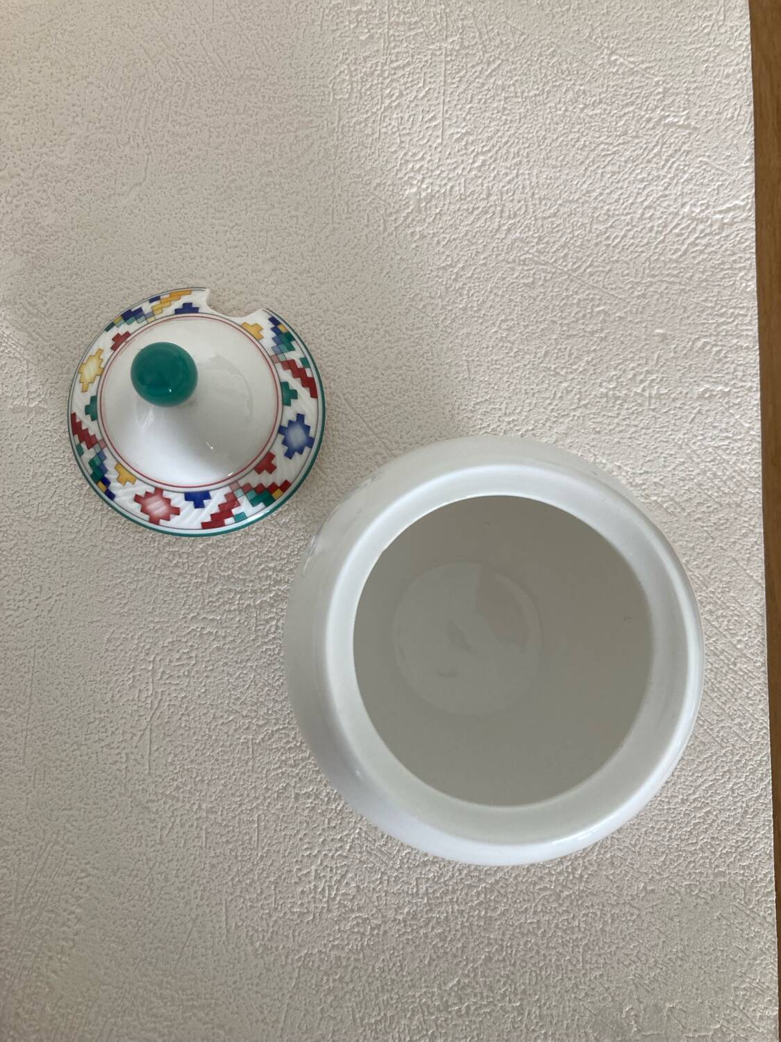 Villeroy and Boch Indian Look teapot and sugar bowl